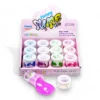 Glitter Rainbow Slime 75g i rosa, grönt, lila och blått