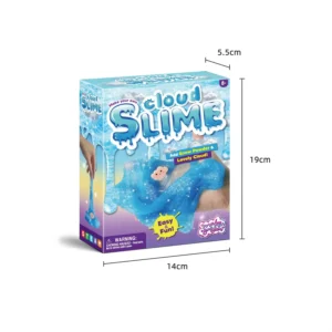 Måttangivelser på Cloud Slime-förpackningen