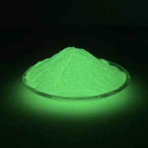 Neon Glow Slime Powder som lyser intensivt i mörkret, perfekt för kreativa slimeprojekt