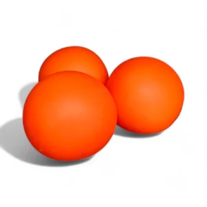 tre orange stressbollar, mjuka stressleksaker för barn och vuxna