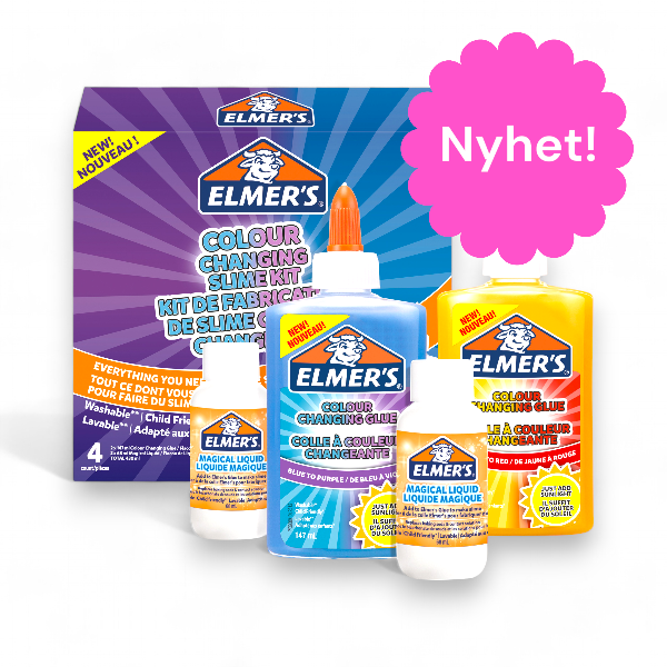 Elmers slime kit 4 delar – Nyhet med allt du behöver för att skapa eget slime