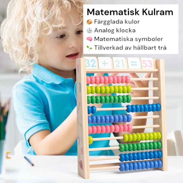 Matematisk kulram med klocka - Bild 2