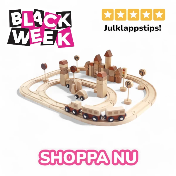 Stickad tomteluva i juldesign för mamma och barn – perfekt för julfirande och familjefoton.