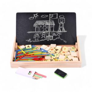 Montessori matte- och klockträning för barn