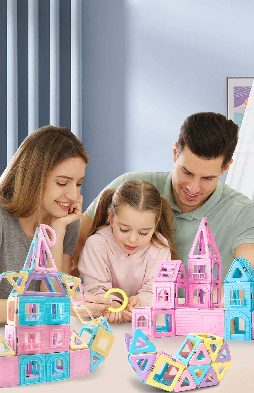 Romboss Magnetic Tiles Building Blocks Set Macaron Color Montessori Magnetic Construction Educational Toys Christmas Gifts Romboss Magnetic Tiles Building Blocks Set Macaron Color Montessori Magnetic Construction Educational Toys Christmas Gifts