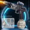 Elektrisk Vattenpistol AquaBlaster 2.0 svart modell med vattenstänk – vattentålig design