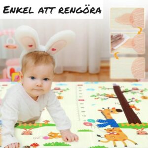 Lekmatta för bebis – enkel att rengöra