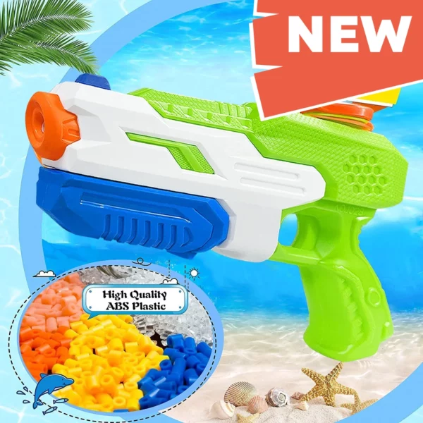 Pump vattenpistol i slitstark ABS-plast.
