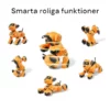Fjärrstyrd robot hund visar flera olika trick